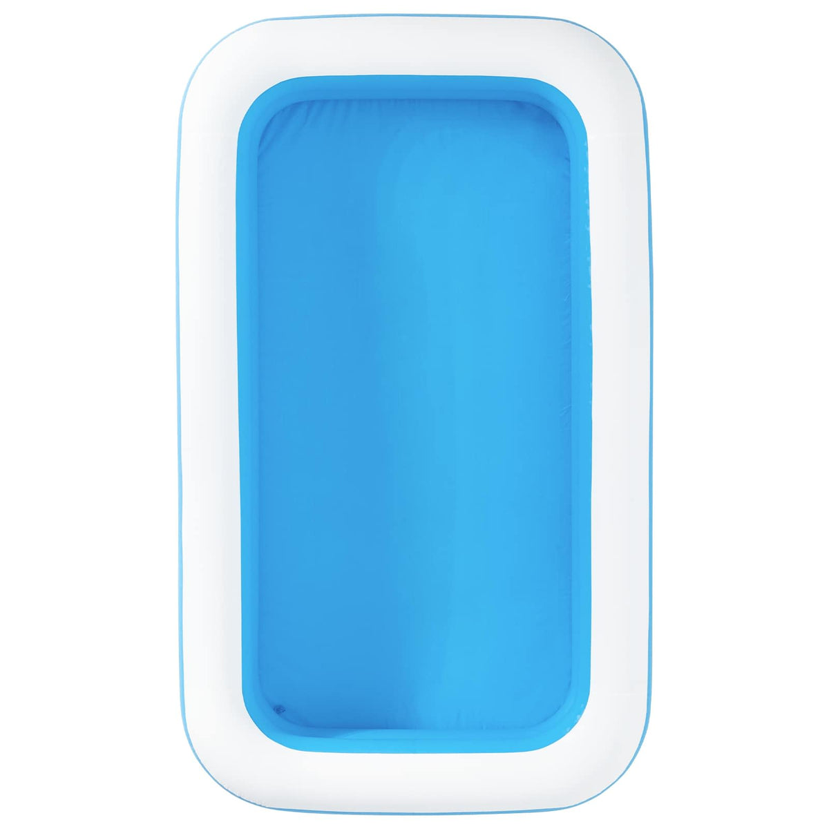 Oppustelig Swimmingpool 305 x 183 x 46 cm Rektangulær til Blå