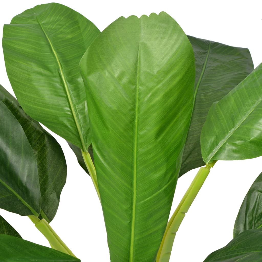 kunstig bananplante med potte 150 cm grøn