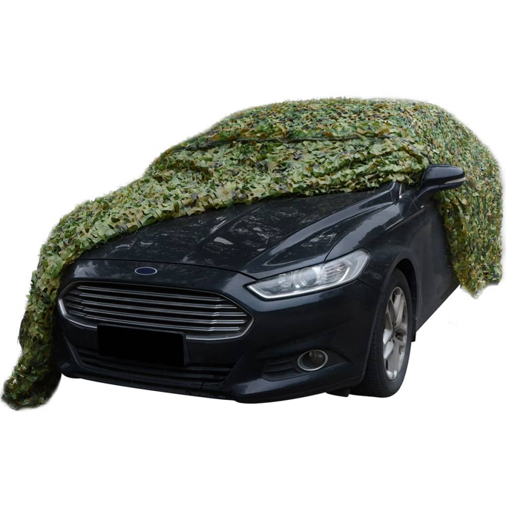 camouflagenet med opbevaringstaske 6 x 8 m