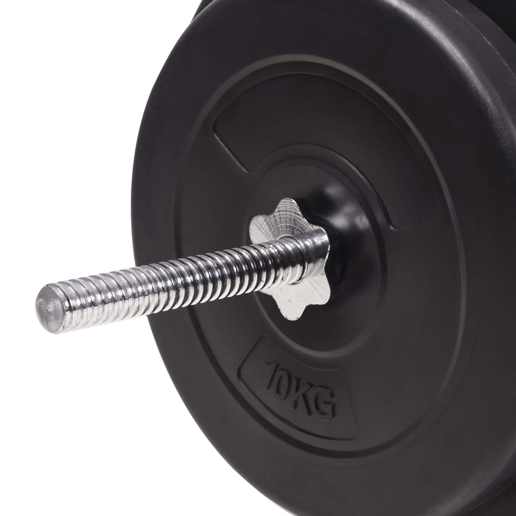 vægtstangs- og håndvægtssæt 90 kg