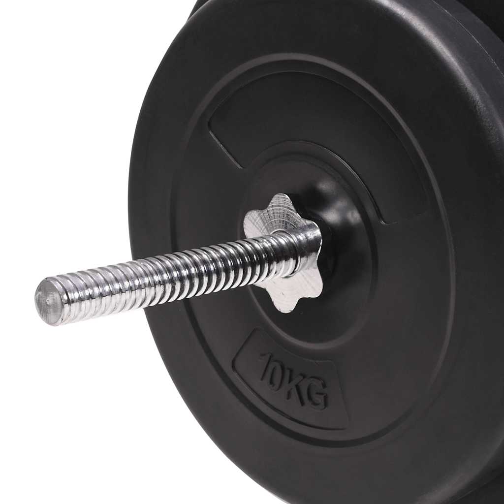 vægtstangs- og håndvægtssæt 90 kg