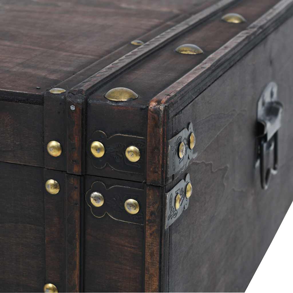 sofabord krydsfiner vintagestil 120 x 55 x 35 cm