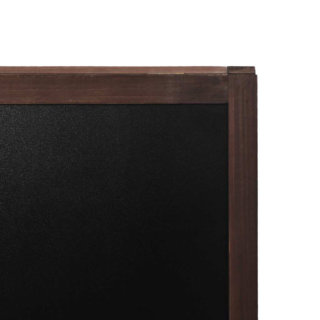 dobbeltsidet tavle cedertræ fritstående 60 x 80 cm