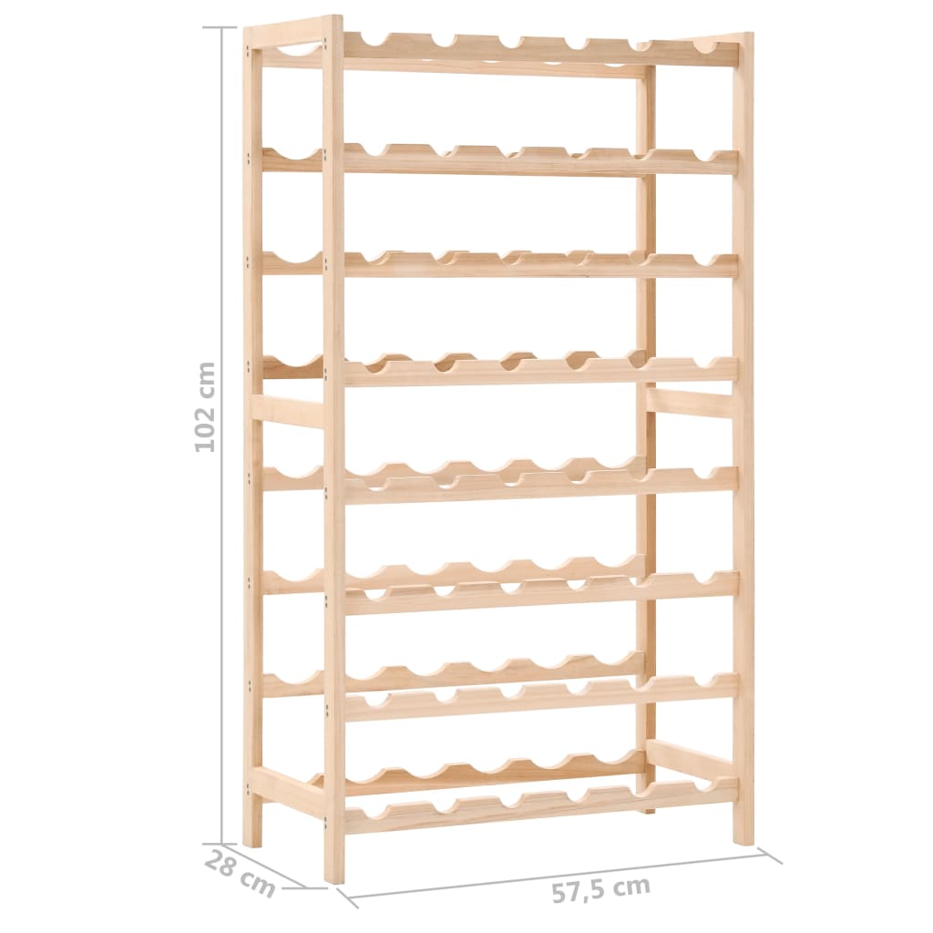 vinreol cedertræ 57,5 x 28 x 102 cm
