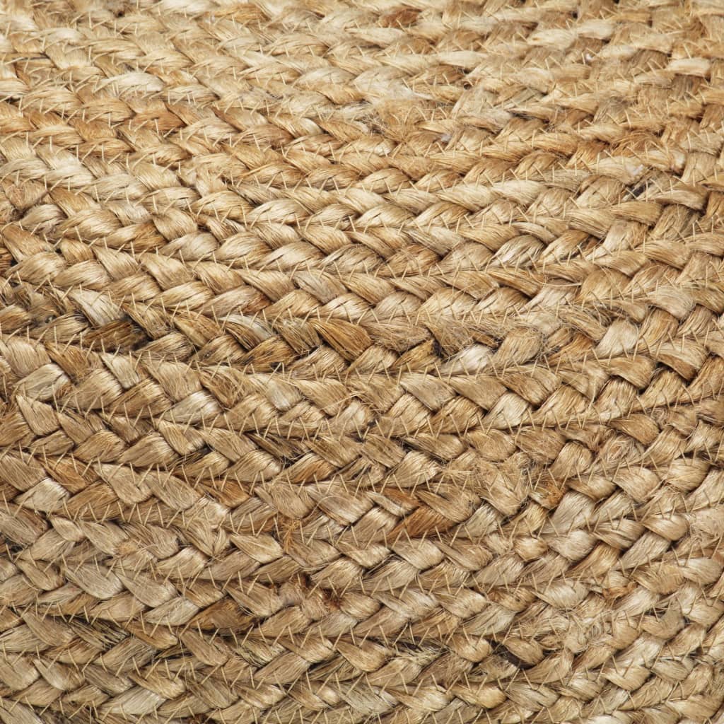 håndlavet puf 45 x 30 jute