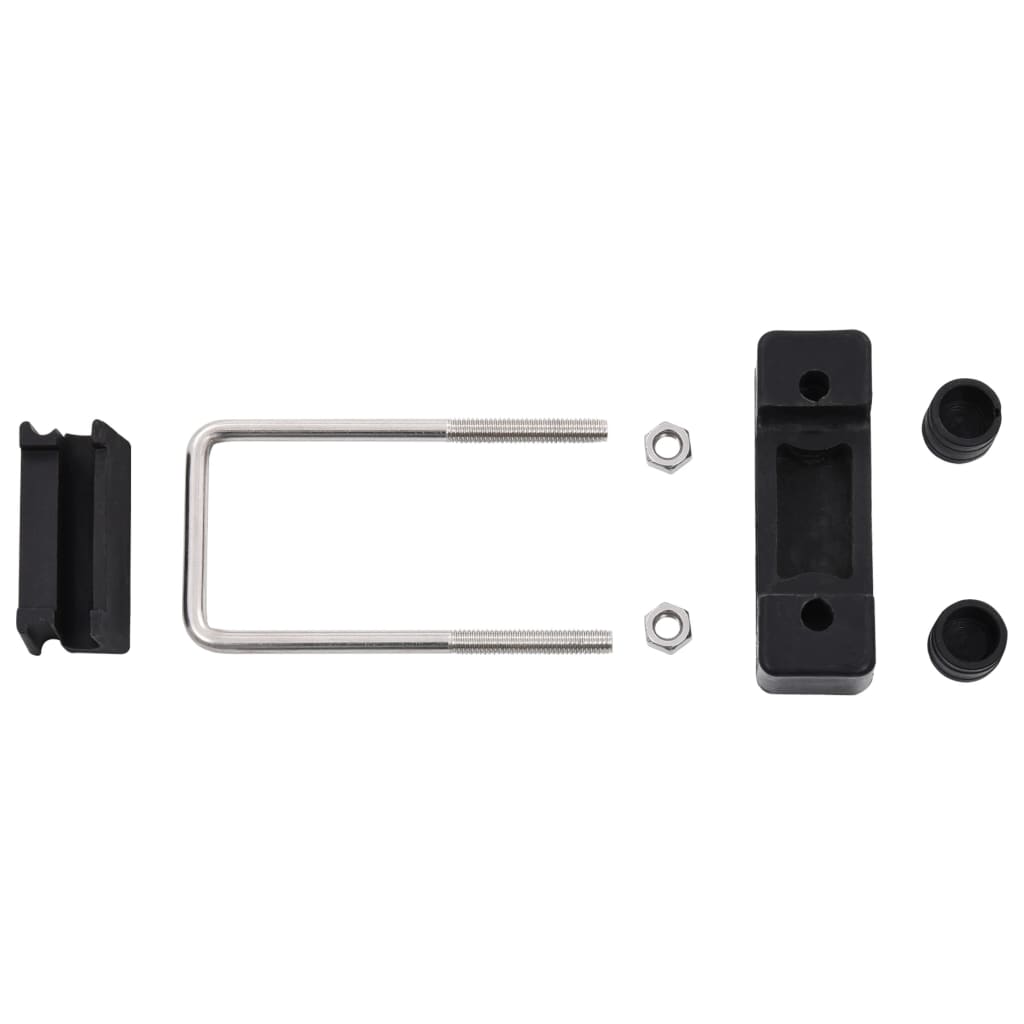 U-formet forbindelsesklemme til hegn 25 sæt 60 x 40 mm plast