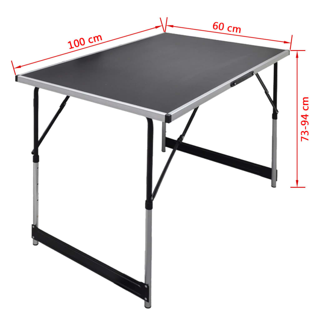 tapetseringsbord foldbart med justerbar bordhøjde 3 stk.