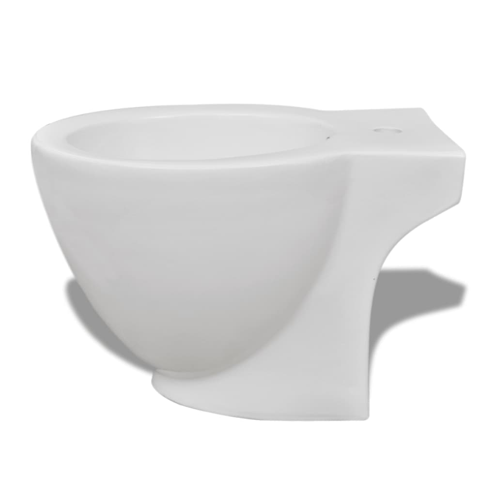 bidet stående keramik hvid