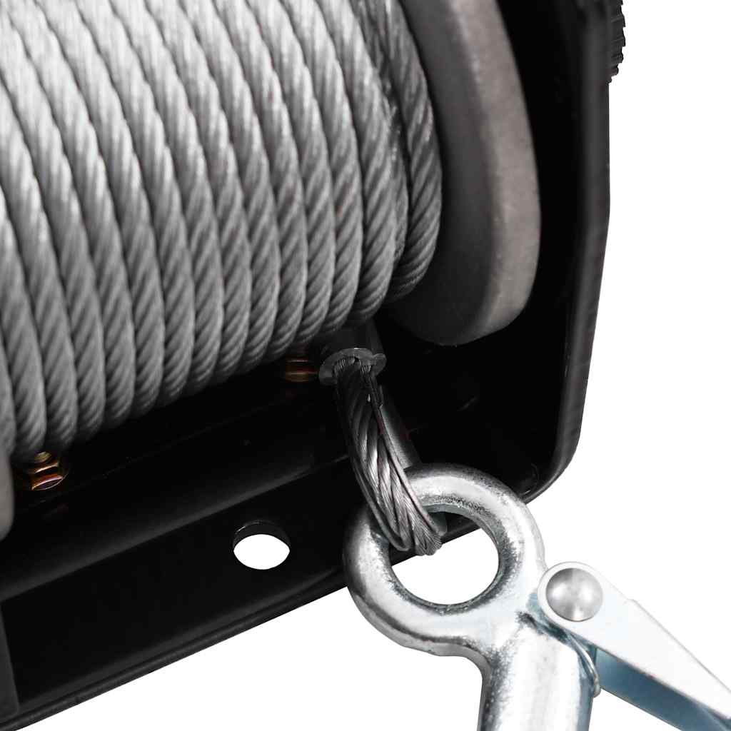 210229 12V Electric Winch 907 KG Tråd fjernbetjening