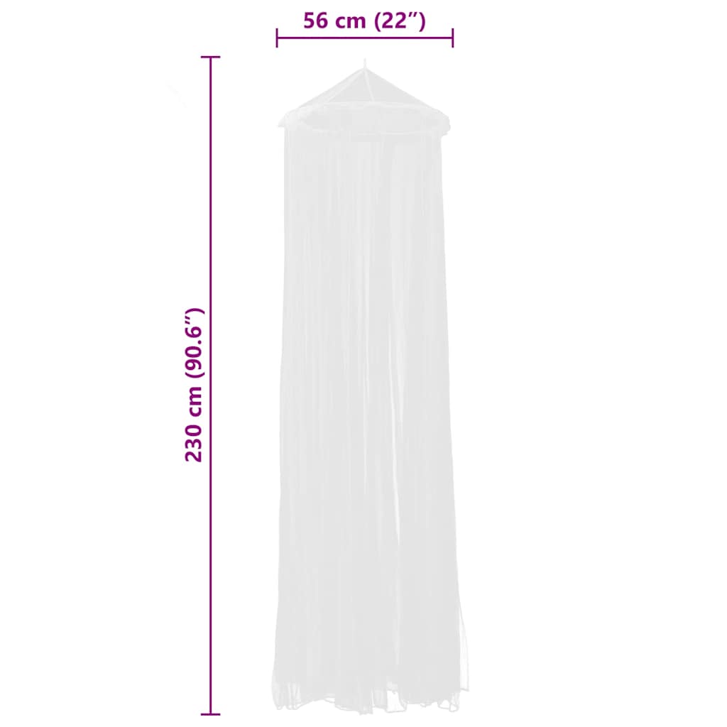 myggenet 2 stk. rundt 56 x 325 x 230 cm