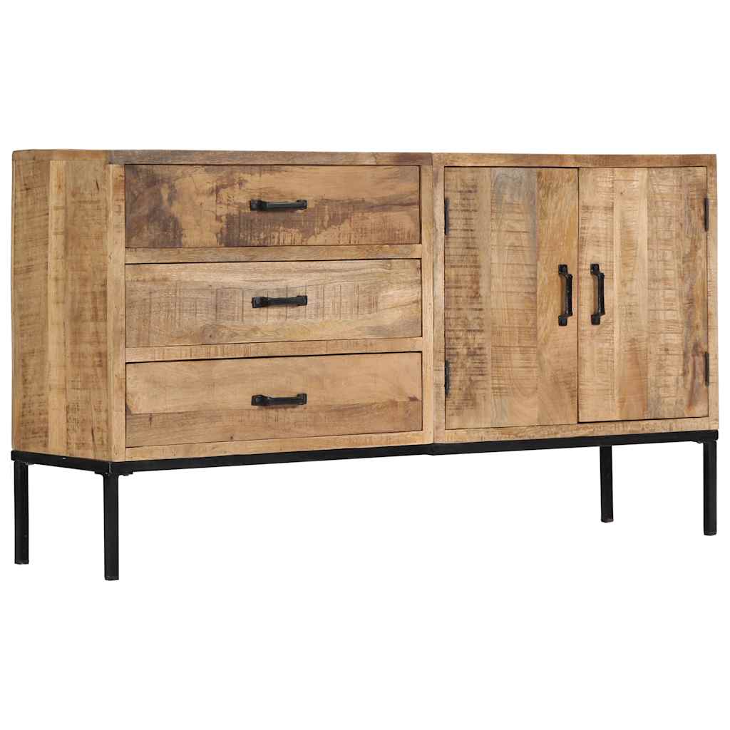 skænk 140x35x75 cm massivt mangotræ