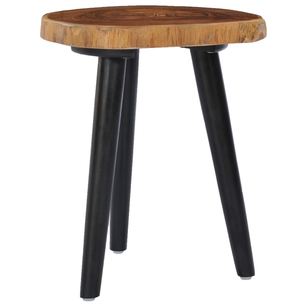 sofabord 40 x 45 cm massivt teaktræ