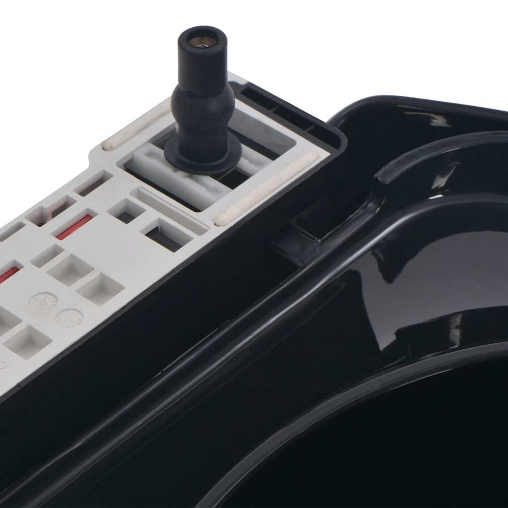 toiletsæde med soft-close og quick release-design sort