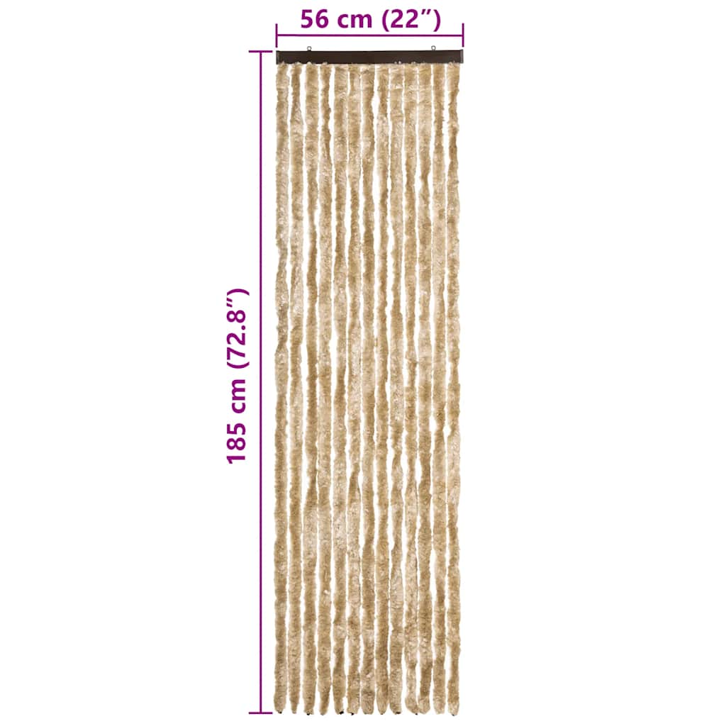 insektgardin 56 x 185 cm beige