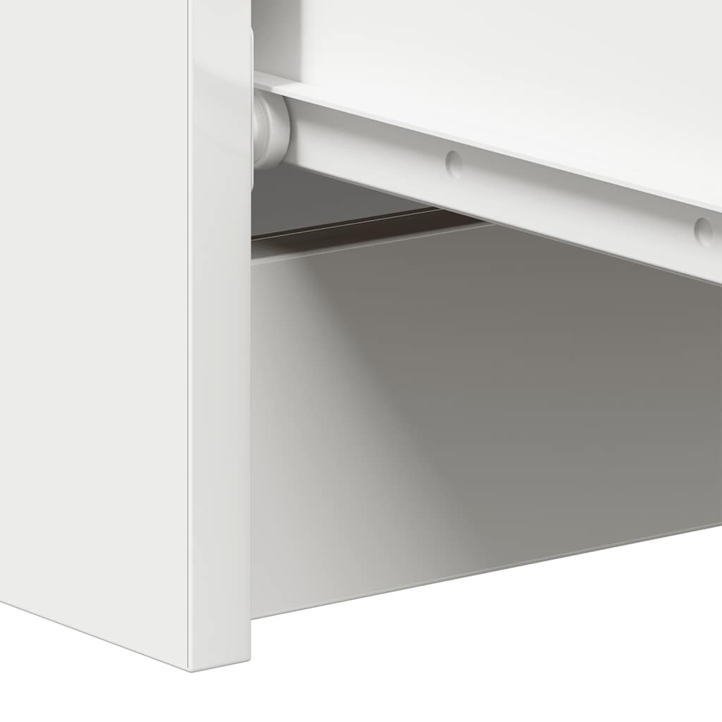 skænk 60x35x98,5 cm konstrueret træ hvid
