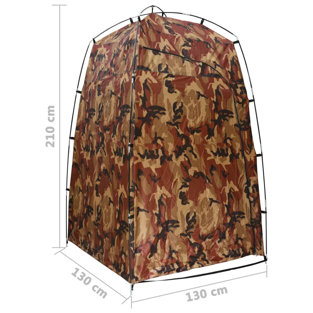 bruser/WC/omklædningstelt camouflagefarvet