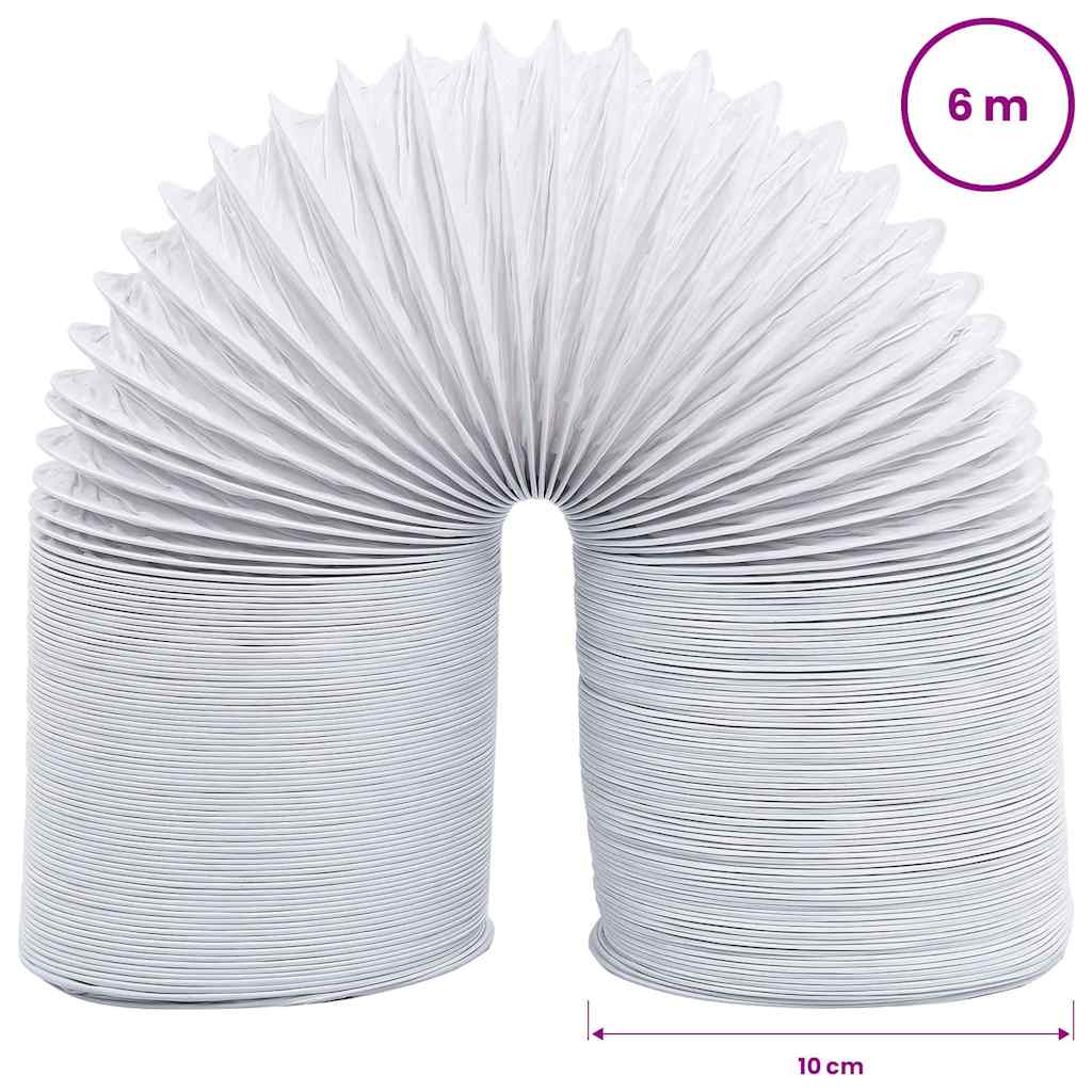 udluftningsrør 6 m 10 cm PVC