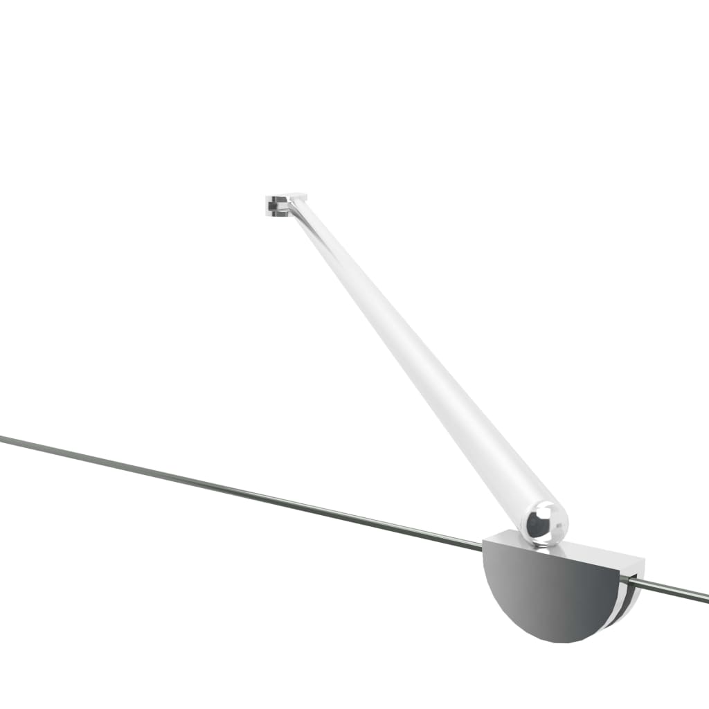 brusevæg til badekar 120x69x130 cm hærdet glas gennemsigtigt