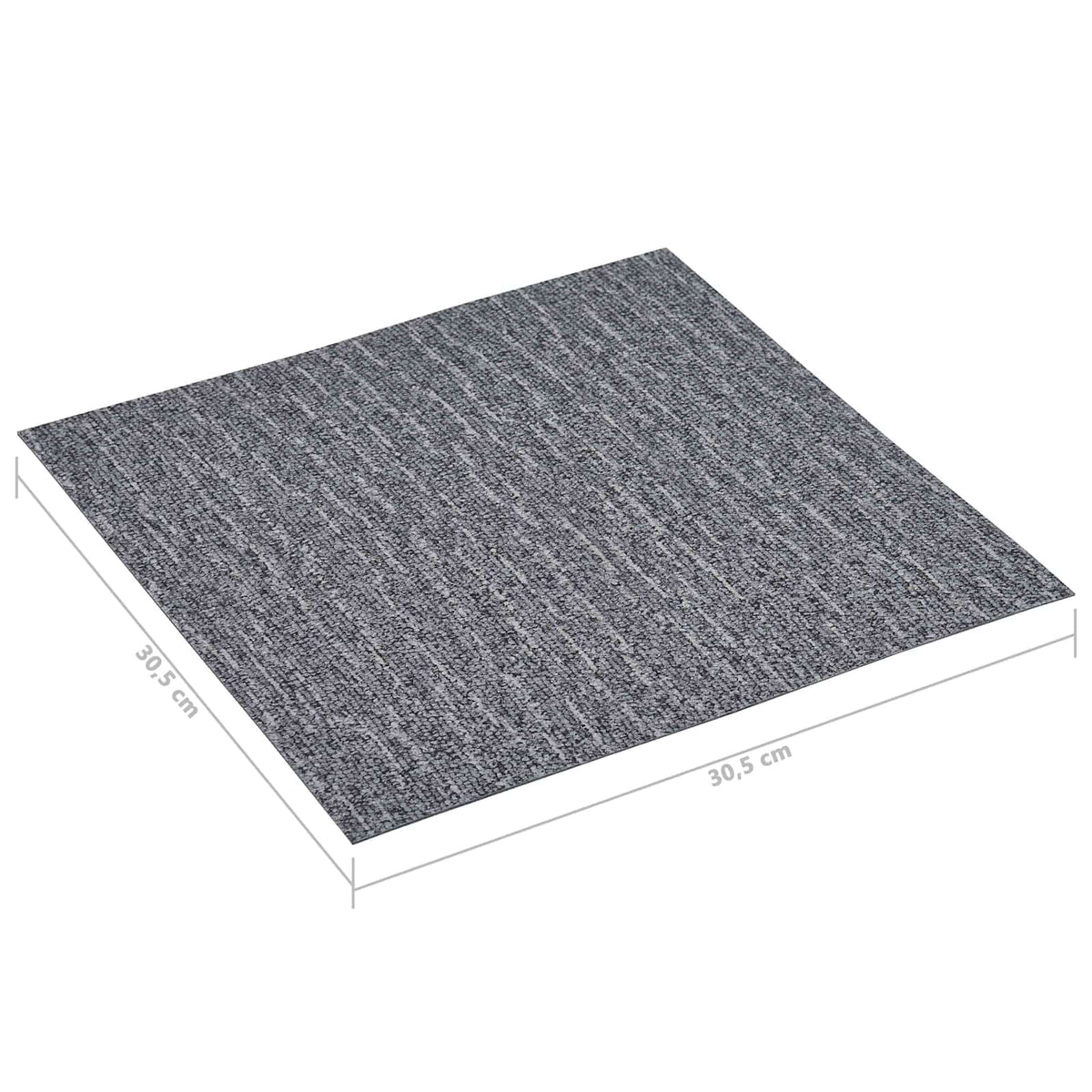 Gulvplanker Hvid og Grå 5,11 m² 55 stk. PVC