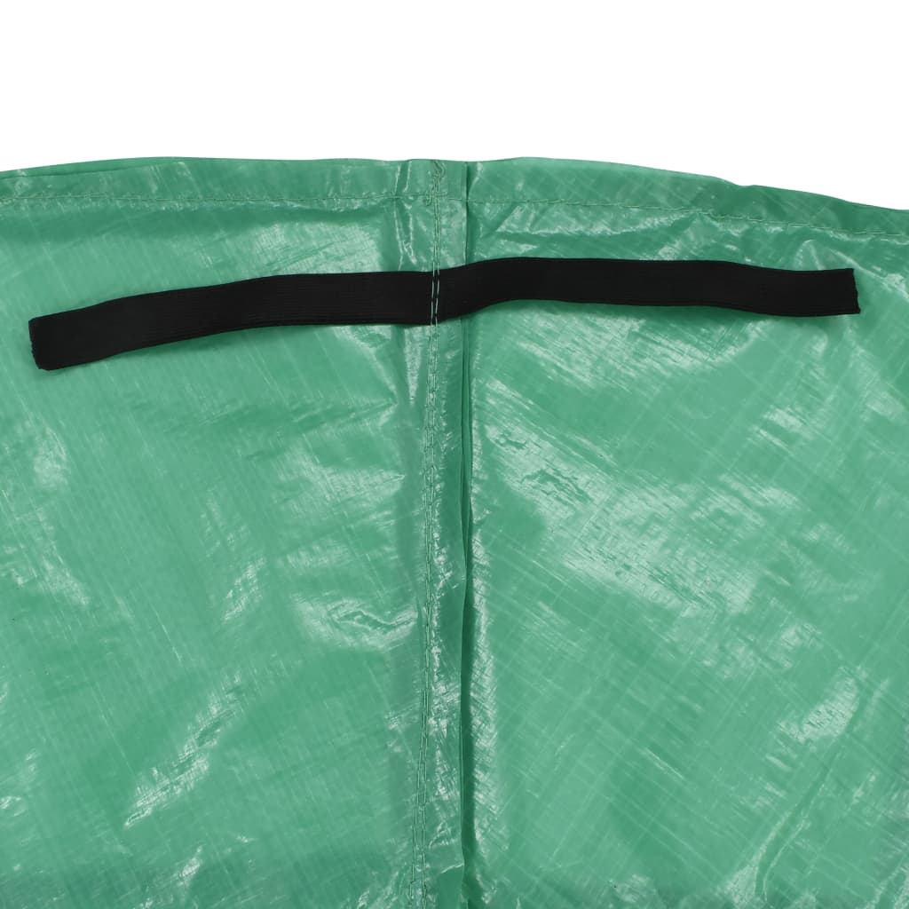 sikkerhedsmåtte PE til 12 ft/3,66 m rund trampolin grøn