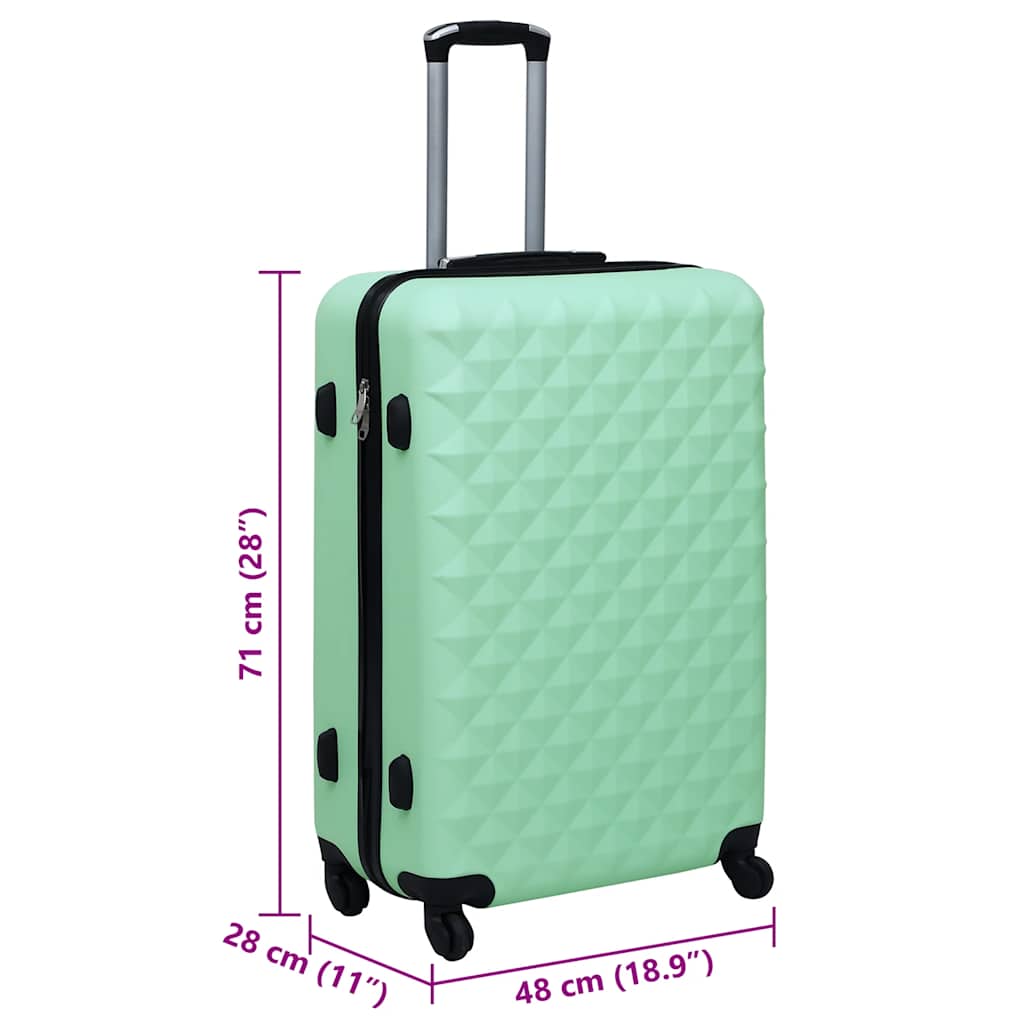 hardcase-kuffert ABS mintgrøn