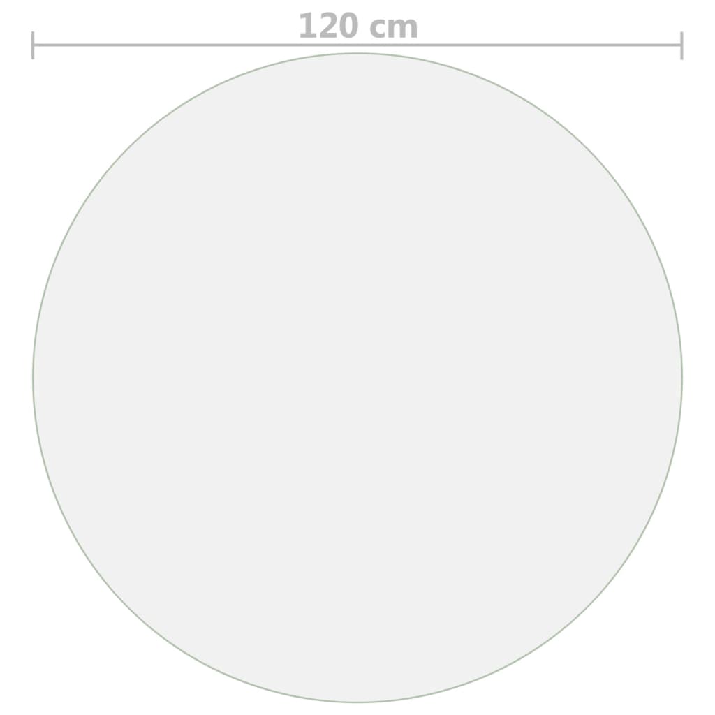 bordbeskytter Ø 120 cm 1,6 mm PVC mat