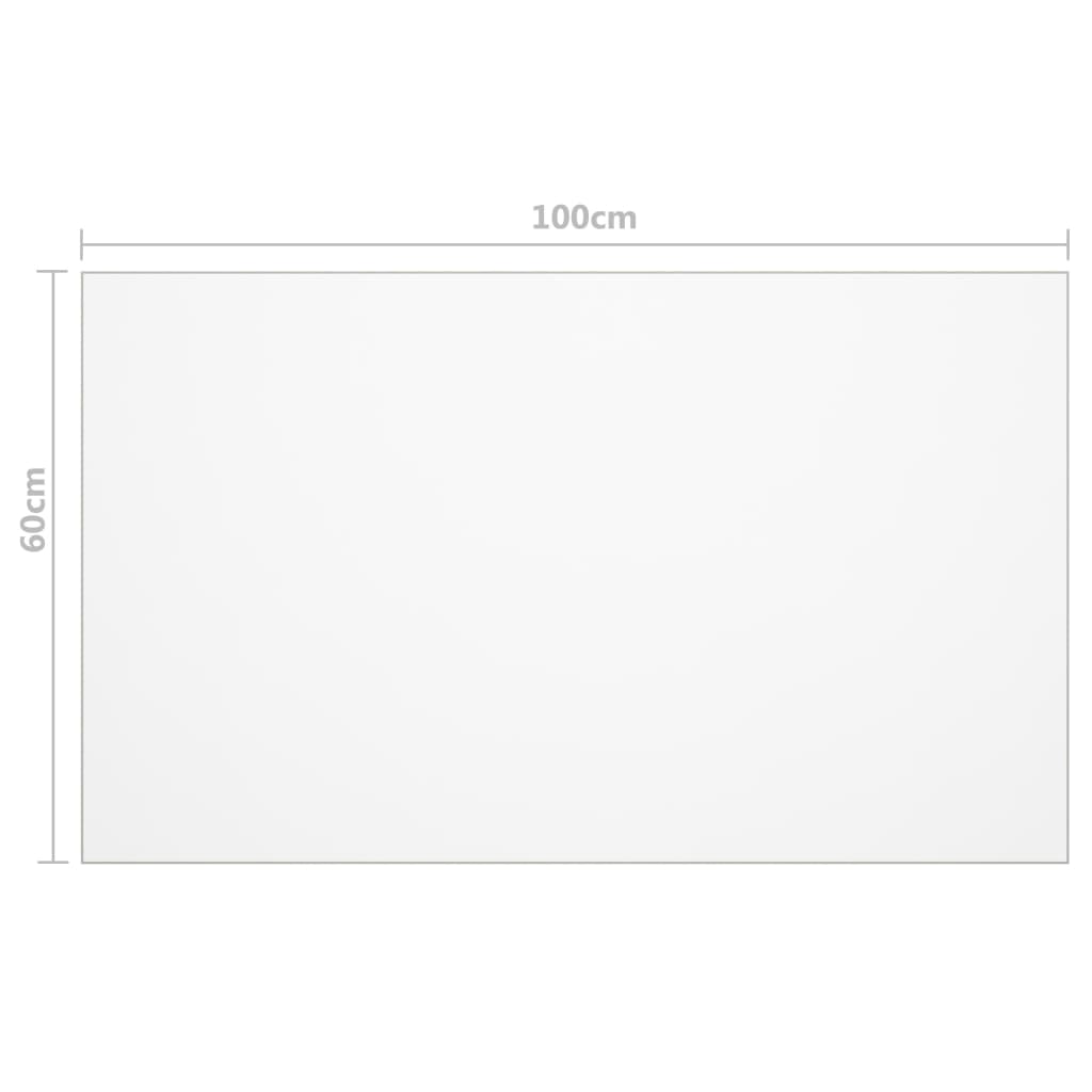 bordbeskytter 100x60 cm 1,6 mm PVC mat