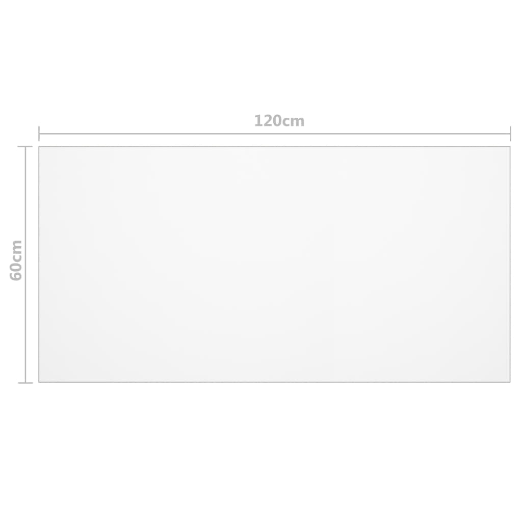 bordbeskytter 120x60 cm 1,6 mm PVC mat