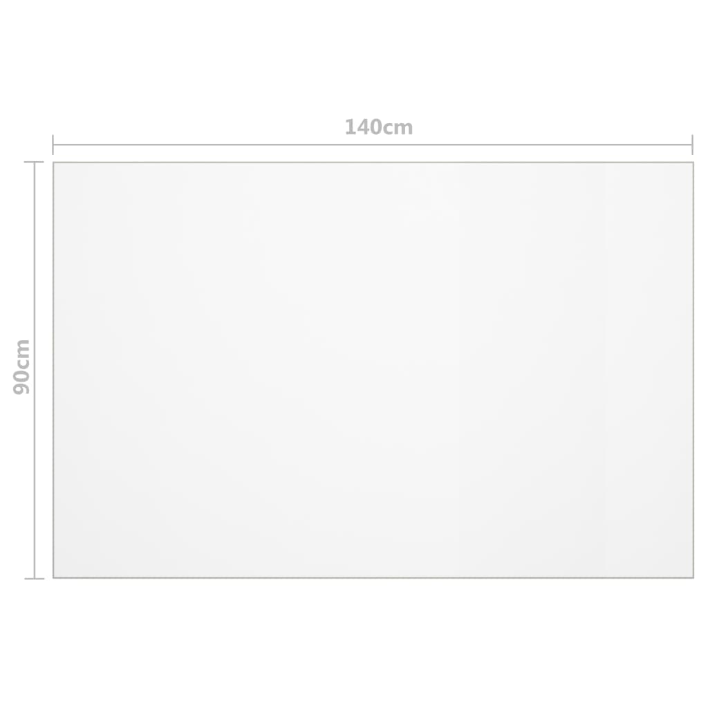 bordbeskytter 140x90 cm 1,6 mm PVC mat