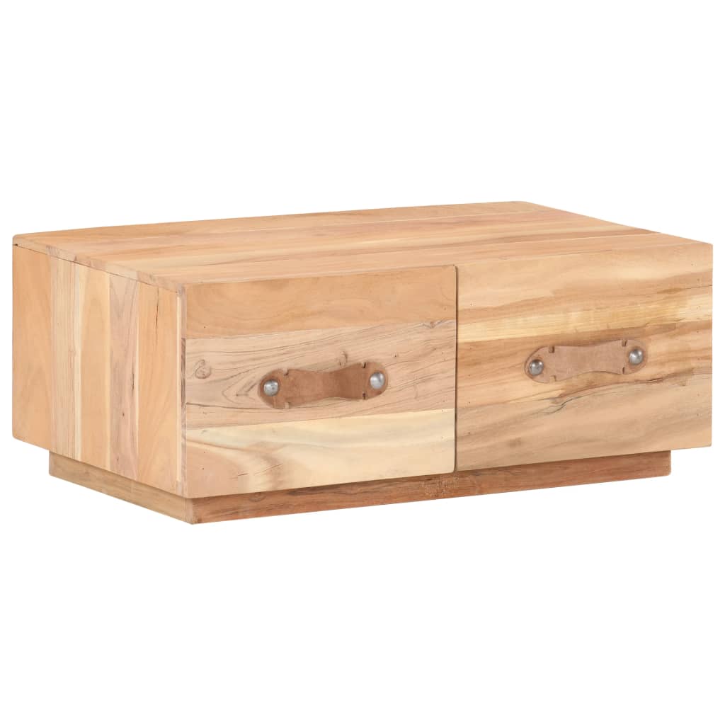 sofabord 90x50x35 cm massivt genbrugstræ