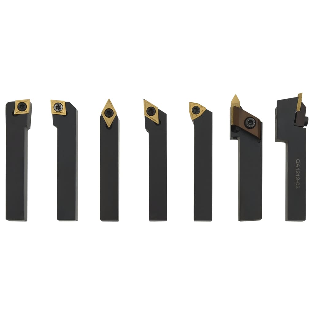 drejeværktøjssæt 12 dele 12x12 mm 80 mm