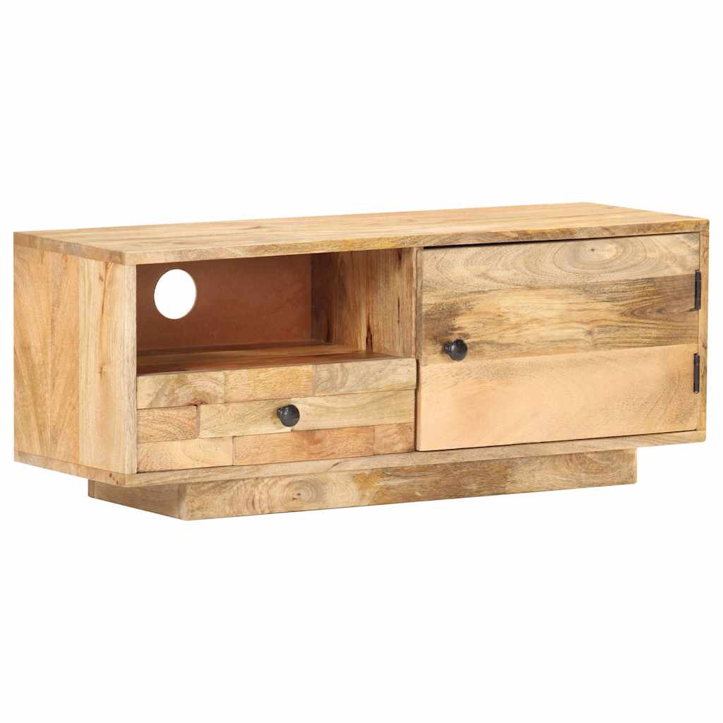 tv-skab 90x30x35 cm massivt mangotræ