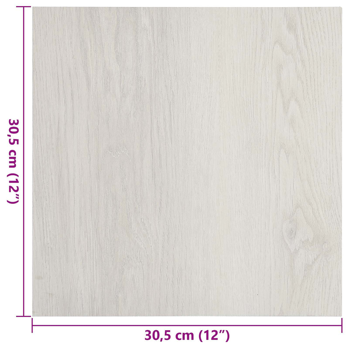 Gulvplanker Lys beige 5,11 m² 55 stk. PVC