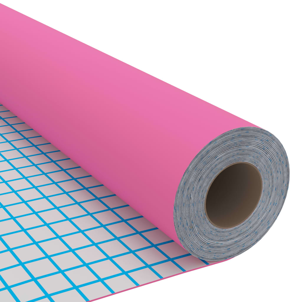 selvklæbende folie til møbler 500x90 cm PVC pink højglans