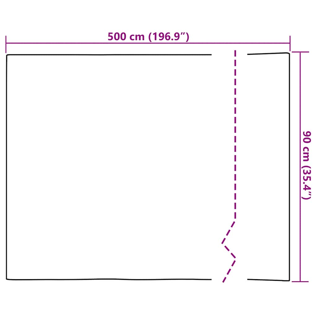 selvklæbende folie til møbler 500x90 cm PVC gylden højglans
