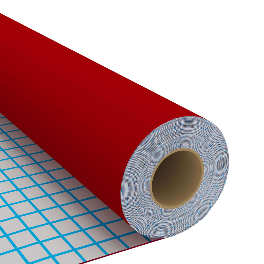 selvklæbende møbelfolie 2 stk. 500x90 cm PVC rød