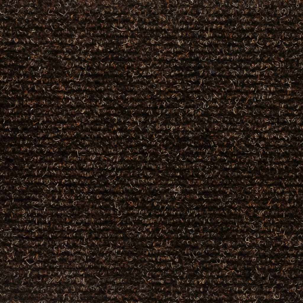 trappemåtter selvklæbende 10 stk. 56x17x3 cm brune halvrunde