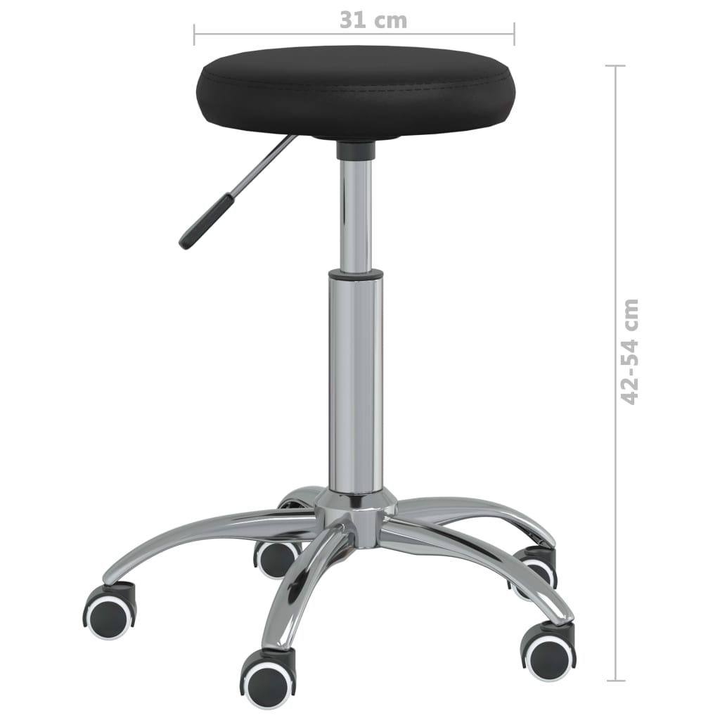 massagestol kunstlæder sort