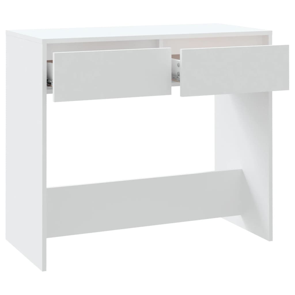 konsolbord 89x41x76,5 cm konstrueret træ hvid