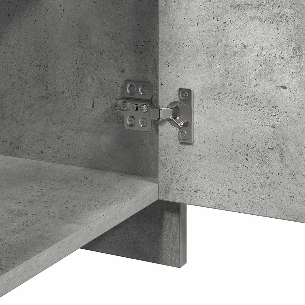 sengebord 45x34,5x44,5 cm konstrueret træ betongrå