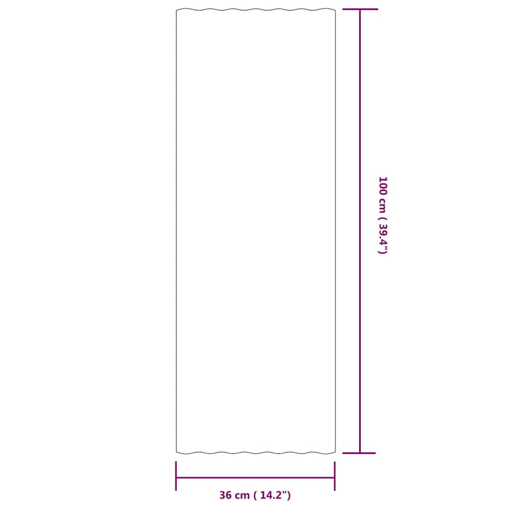 tagplader 12 stk. 100x36 cm galvaniseret stål antracitgrå