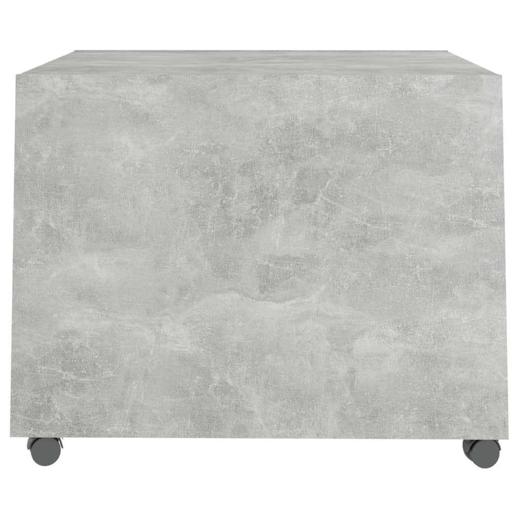 sofabord 55x55x40 cm konstrueret træ betongrå