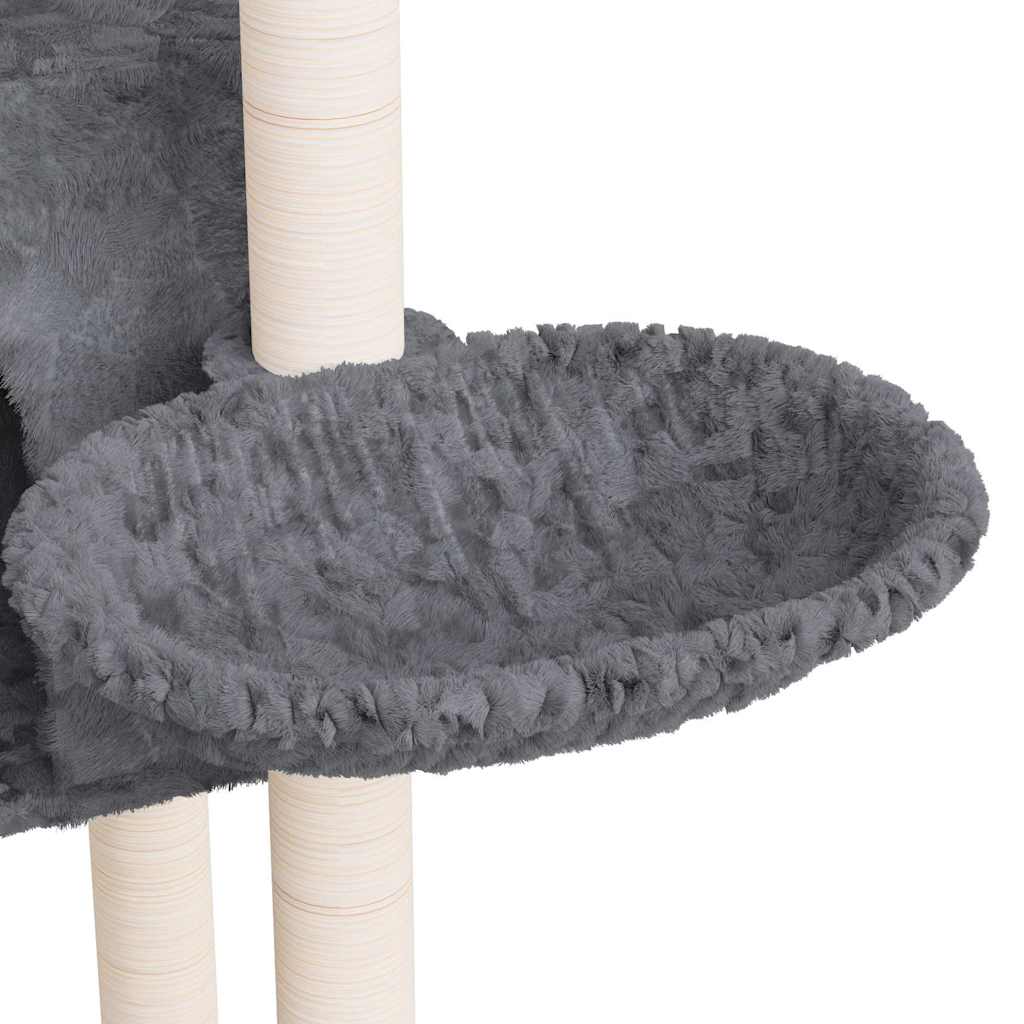 kradsetræ med sisalkradsestolper 108,5 cm mørkegrå