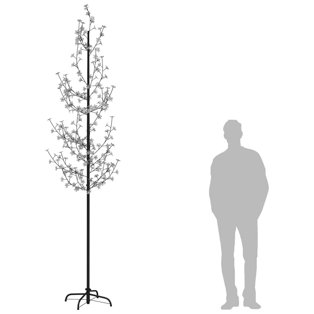 kirsebærtræ med LED-lys 300 cm 368 LED'er varmt hvidt lys