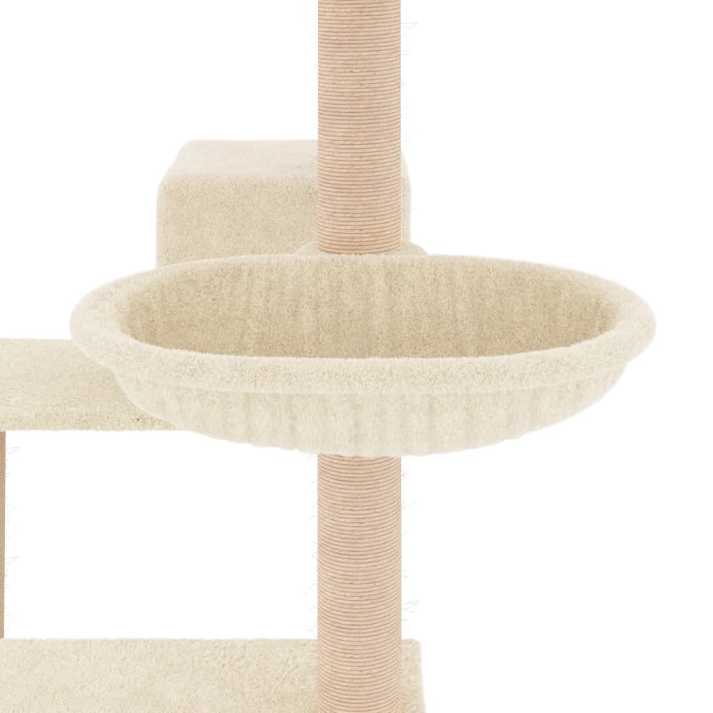 kradsetræ med sisalstolper 82,5 cm cremefarvet