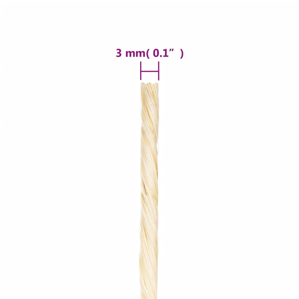reb 100 % sisal 3 mm 1000 m