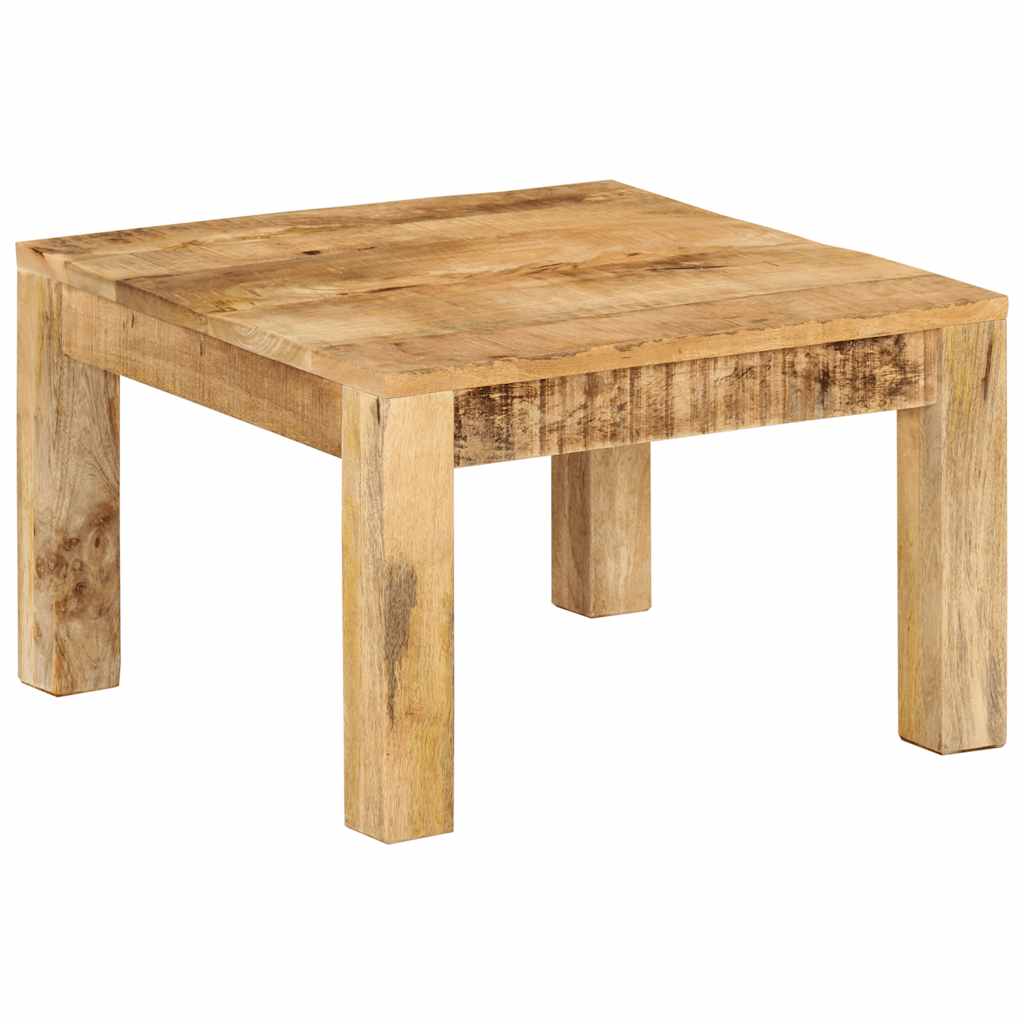 sofabord 55x55x35 cm massivt mangotræ