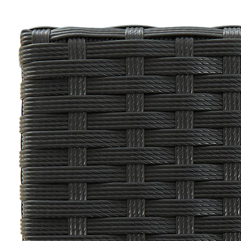 barstole 2 stk. polyrattan sort