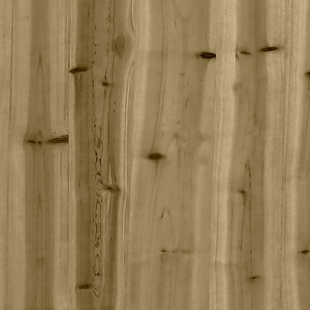 legetårn 52,5x46,5x206,5 cm imprægneret fyrretræ