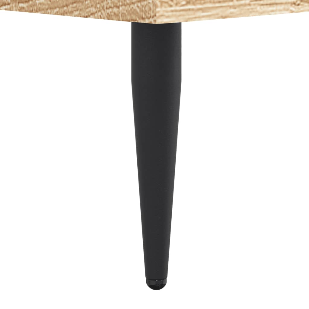 sengeramme 120x190 cm uden madras konstrueret træ sonoma-eg